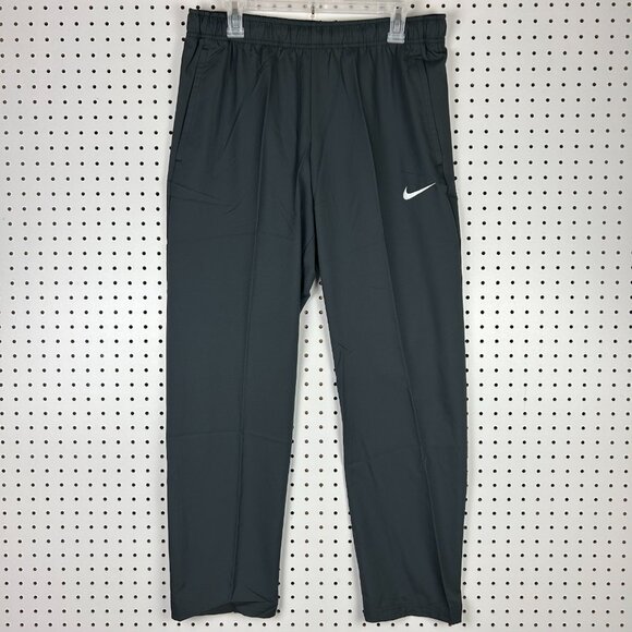 Nike Track Pants Men Large Black Team Woven Pants Training 824408 060 NWT Swoosh - Picture 1 of 9
